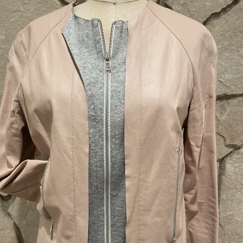 Robert Rodriquez Pink leather jacket size small